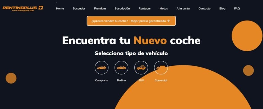 Renting Plus: Su nuevo coche con nosotros